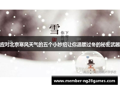 应对北京寒风天气的五个小妙招让你温暖过冬的秘密武器