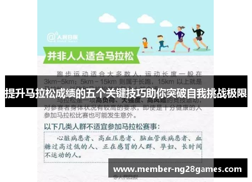 提升马拉松成绩的五个关键技巧助你突破自我挑战极限